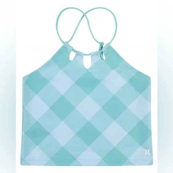 NWT Hurley Big Girls Tri-Cutout Tankini Swimsuit - Picture 3 of 8